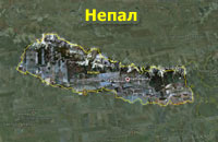 Непал карта Непал карта